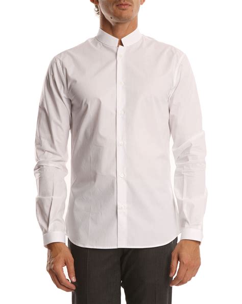 chemise col officier dior